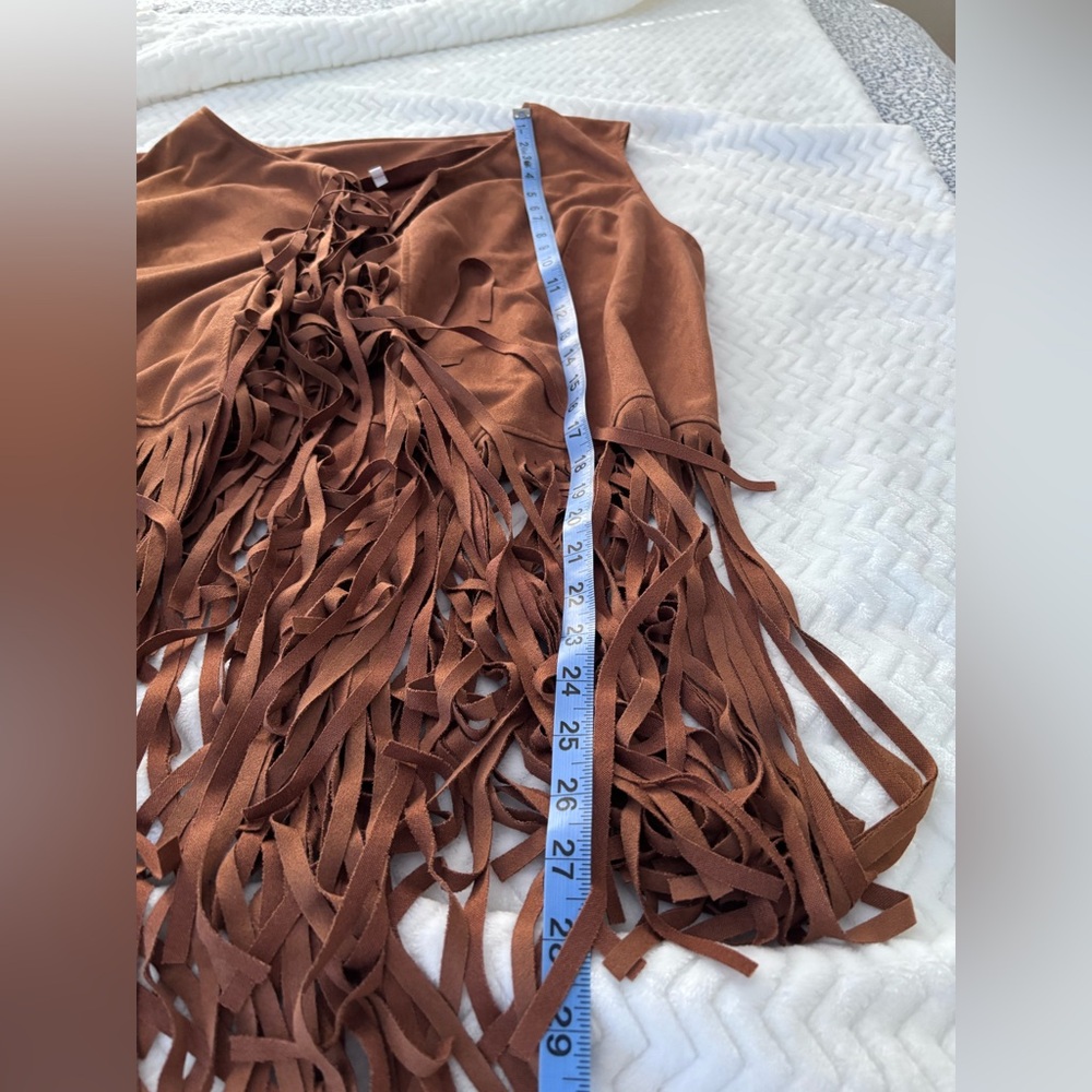 FRINGED Western Vest - Picture 4 of 8